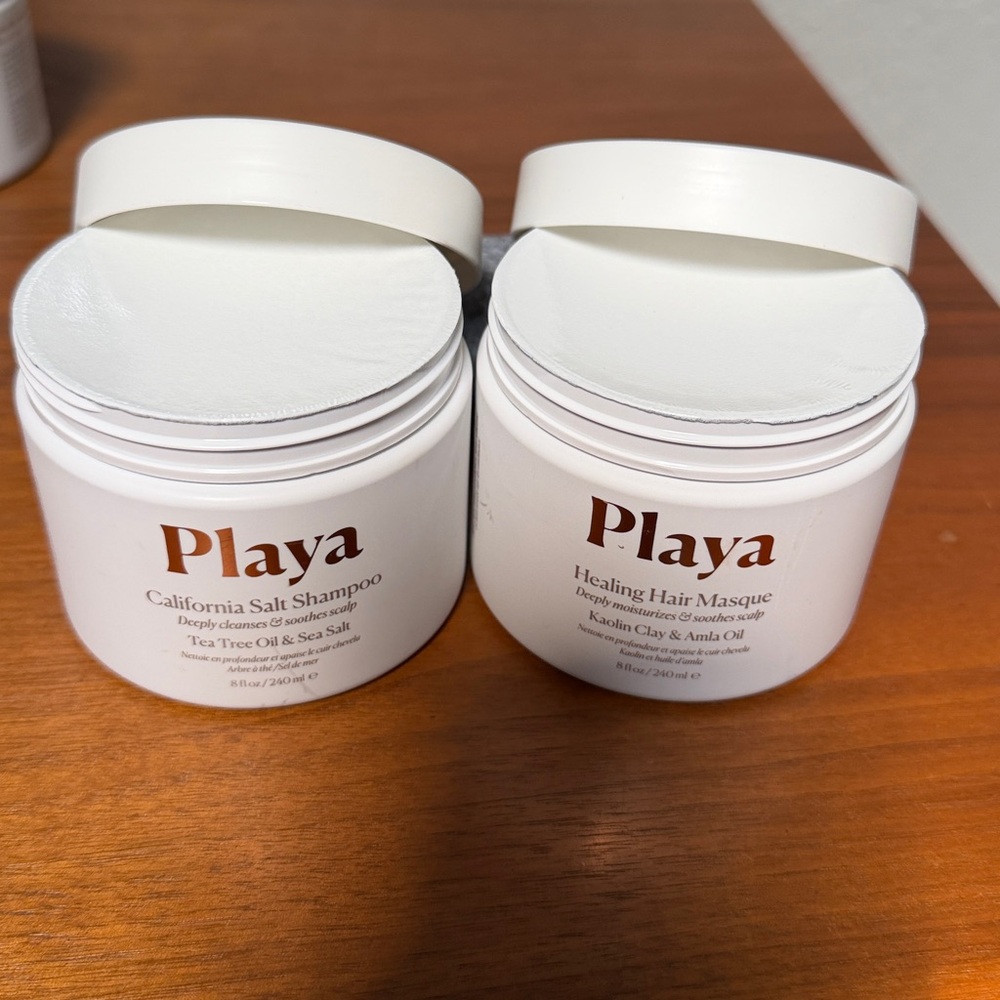 NEW Playa California Salt Shampoo & Healing Hair Masque Set - Picture 2 of 2